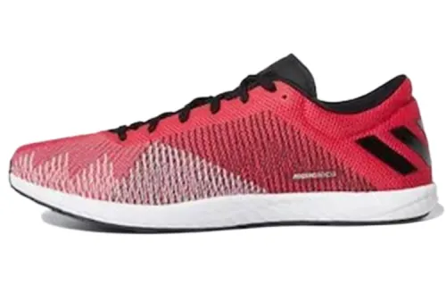 Adidas Adizero Bekoji Lace Up Slip Resistant Abrasion Resistant Low top Running Shoes Men's Rose Red