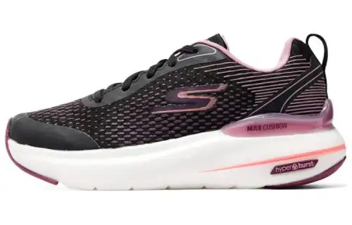Skechers Max Cushioning Hyper Burst Premier Trail Low top Running Shoes Women's Black Pale Dogwood