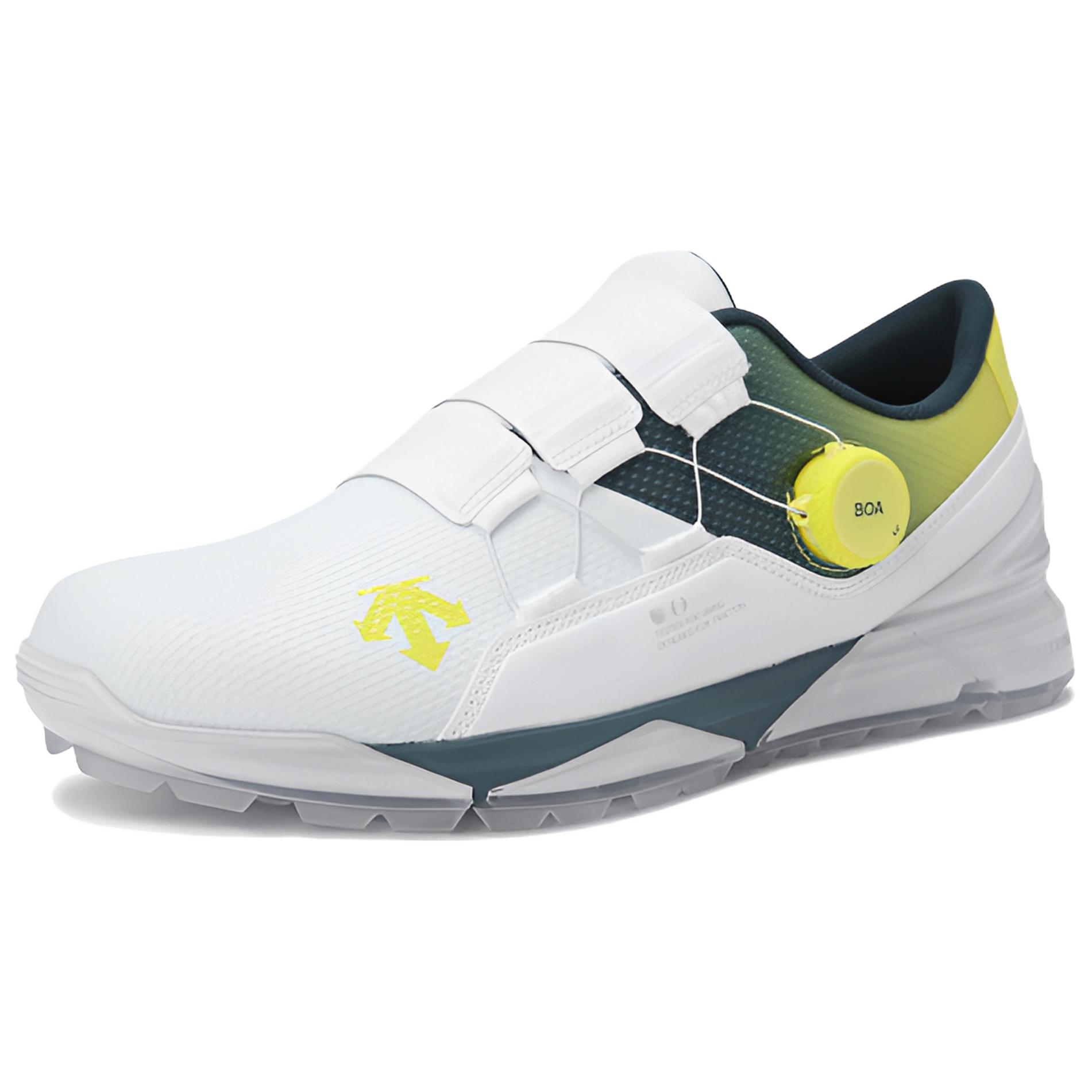 DESCENTE Low top Golf Shoes Men’s White Green Overseas Version