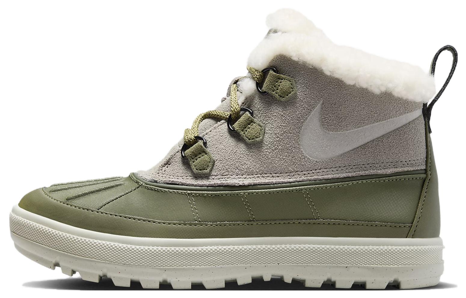 Женские ботинки Nike Woodside Chukka 2 (серо-зеленые)