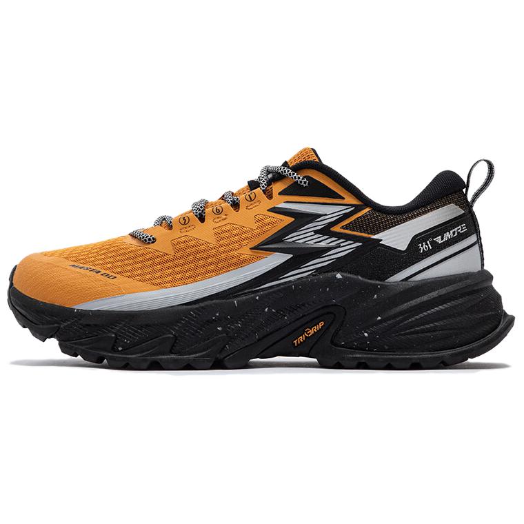 361° Abrasion Resistant Slip Resistant Abrasion Resistant Slip Resistant Low top Outdoor Shoes Men’s Orange Black