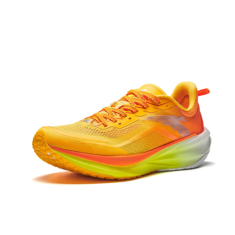 ANTA Plastic Avant Garde Collection Running Shoes Men’s Low Top Fluorescent Mango Orange/Papyrus White/Fluorescent True Orange