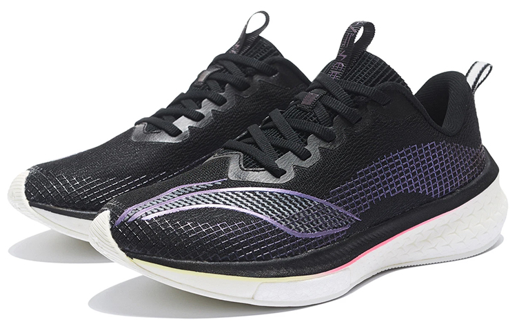 Li Ning Red Hare 5 Pro Slip Resistant Abrasion Resistant Low top Running Shoes Women’s Black