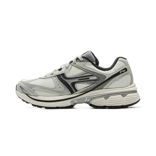 Li Ning Pentium P1000 Fabric Low top Running Shoes Women's Gray White