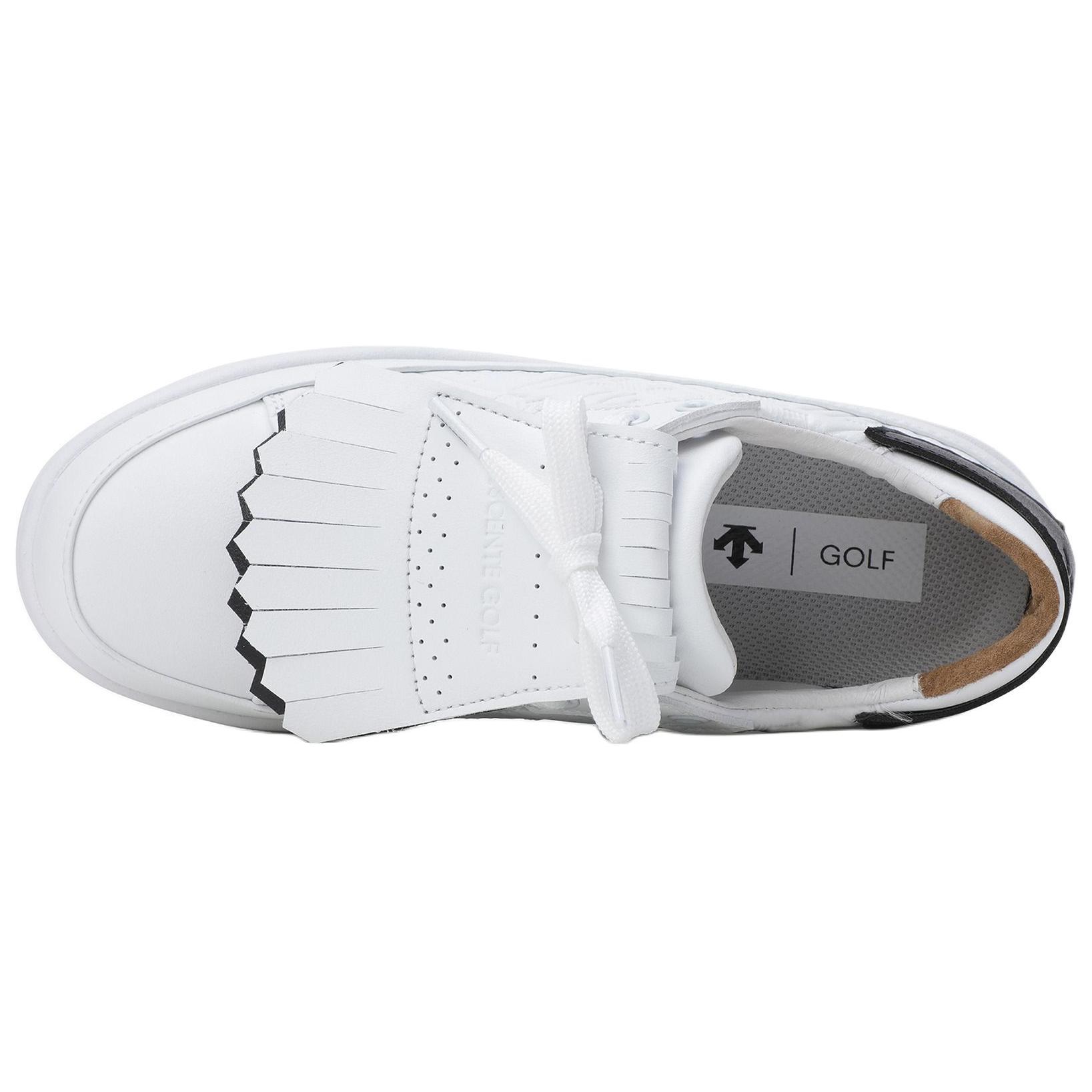DESCENTE DESCENTEGOLF Slip Resistant Abrasion Resistant Low top Golf Shoes Women’s Black White