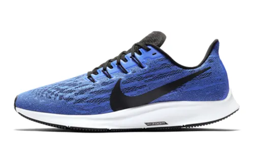 Nike Pegasus 36 Pegasus 36 Racing Professional Comfort Mesh Shock Absorbing, Anti-slip, Wear-resistant, Breathable, Lightweight, Low-top Marathon Running Shoes Men's Blue Black