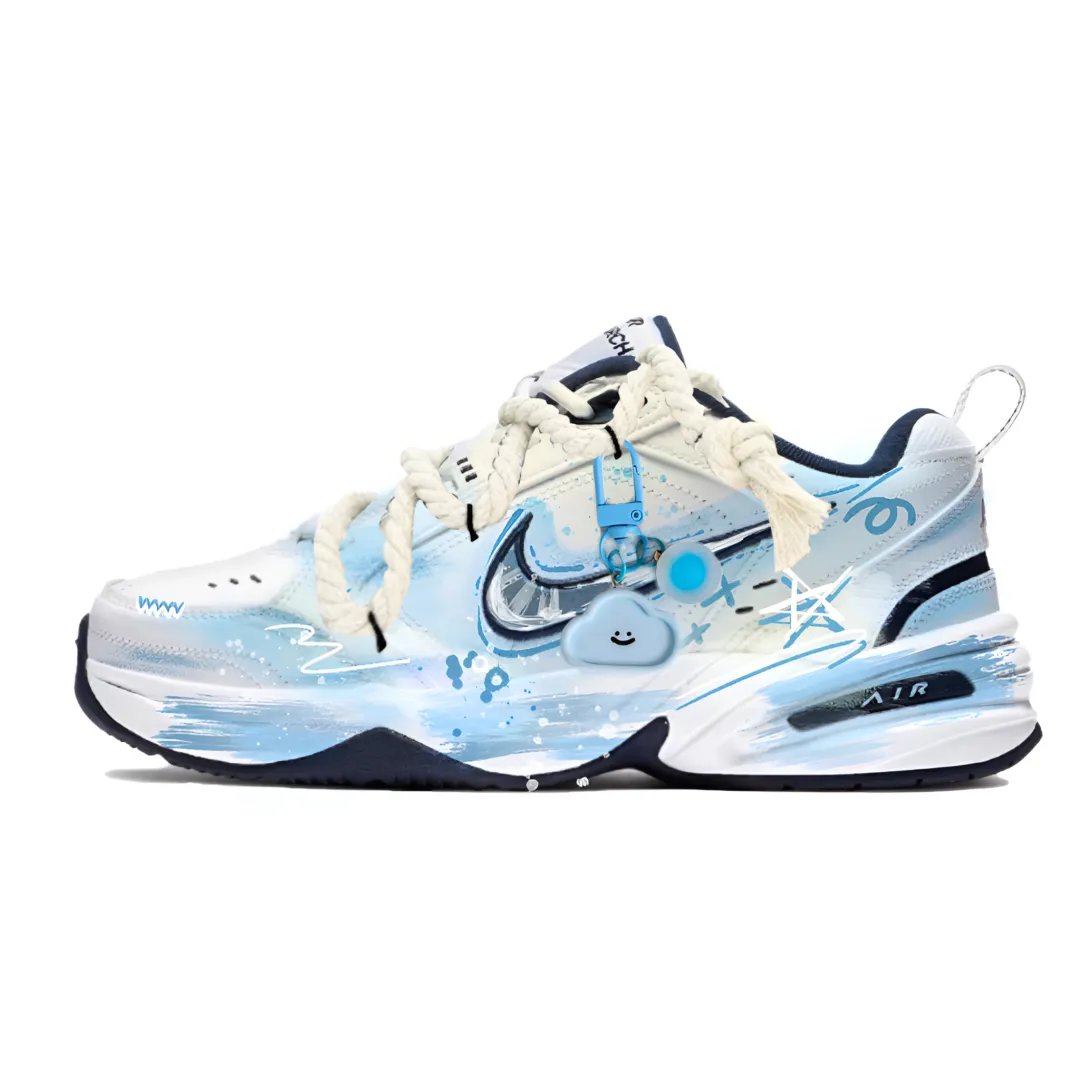 Nike Air Monarch 4 After The Rain, The Sun Shines Slip Resistant Abrasion Resistant Low top Chunky Sneakers Unisex