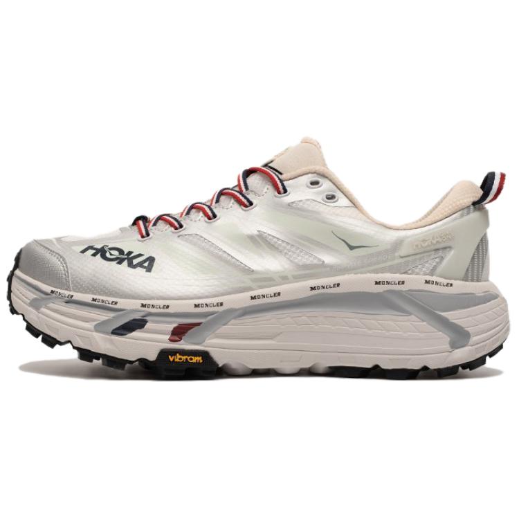 Кроссовки Moncler Moncler x HOKA ONE ONE Mafate Speed 2 (серебристый / белый)
