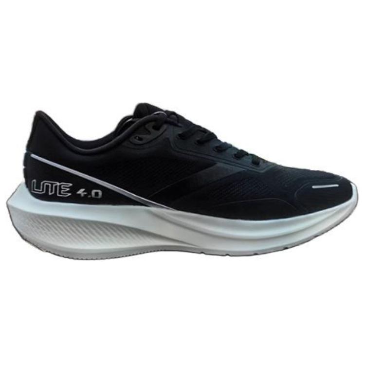 Erke Qitan Lite 4.0 Cushioning Abrasion Resistant Slip Resistant Low top Running Shoes Men’s Jet Black