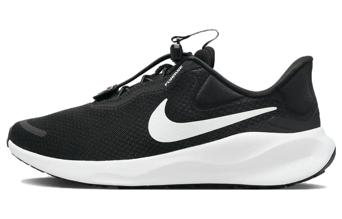 Nike REVOLUTION 7 Sports Low top Casual Running Shoes Women's Black White