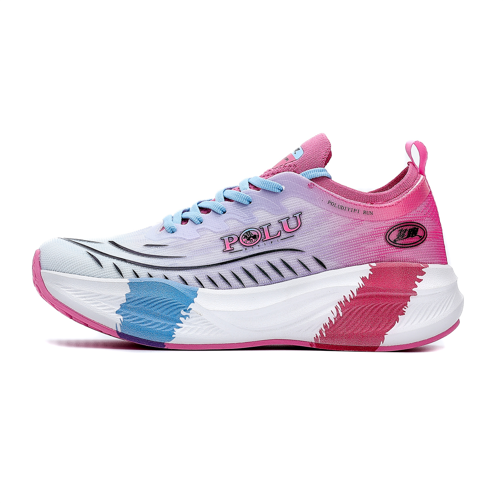 POLUDIYIPI Run GT3.0 PRO Breathable Impact Resistant Lightweight Rebound Low top Carbon Plate Sprint Racing