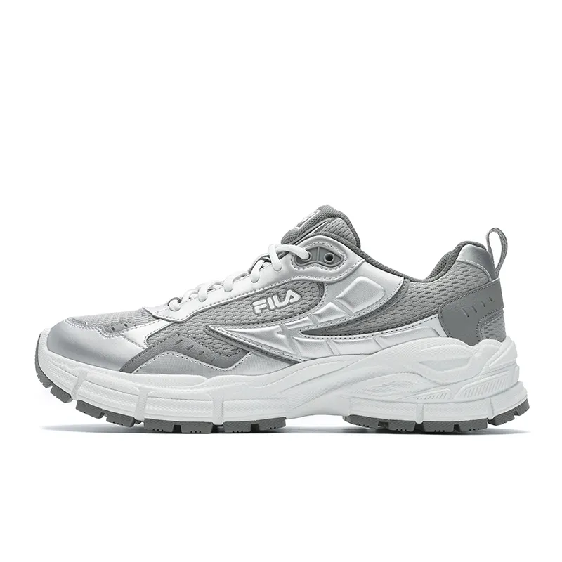 FILA Blade Cushioning, Wear Resistant Low top Casual City Commuting Running Shoes Men's Gray