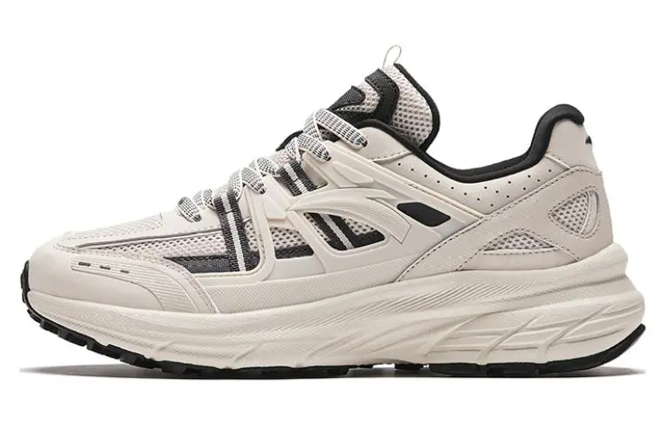 Anta AT955 Comfortable And Trendy Fabric Slip Resistant Abrasion Resistant Low top Running Shoes Men's Castle Gray