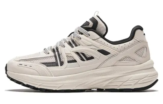 Anta AT955 Comfortable And Trendy Fabric Slip Resistant Abrasion Resistant Low top Running Shoes Men's Castle Gray