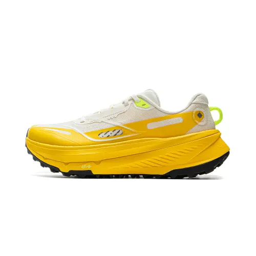 Li Ning De Lu Cushioning Slip Resistant Abrasion Resistant Rebound Low top Trail Running Shoes Women's