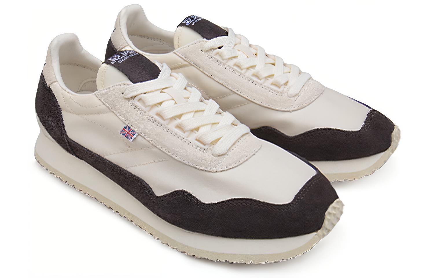 Norman Walsh Leather, Nylon Cushioning Slip Resistant Abrasion Resistant Lightweight Low top Running Shoes Unisex