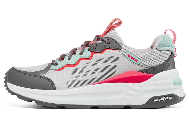 Skechers Global Jogger Low top Running Shoes Women's Gray Pink