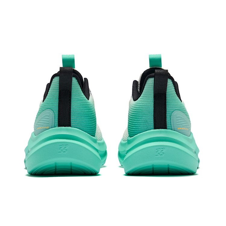 Erke Slip Resistant, Abrasion Resistant, Breathable Low top Casual Running Shoes Men’s Microcrystal White Jade Green