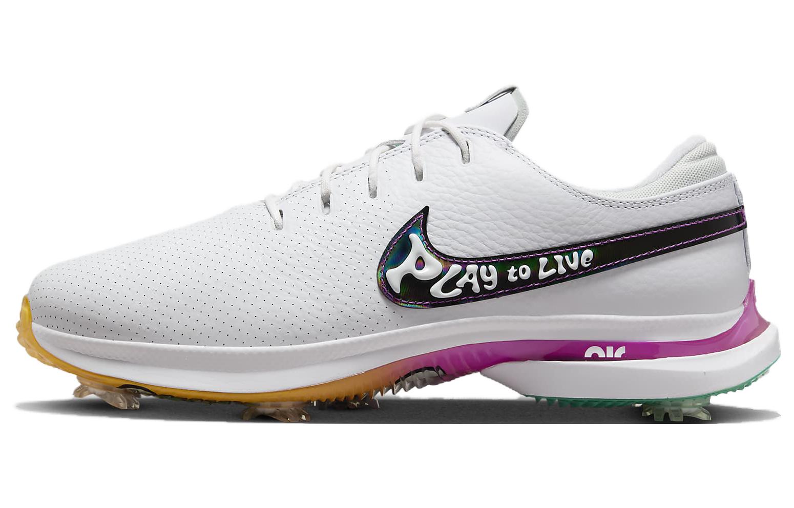 Nike Air Zoom Victory Tour 3 NRG Professional Stable Comfort Low Top Golf Shoes Men and Women White