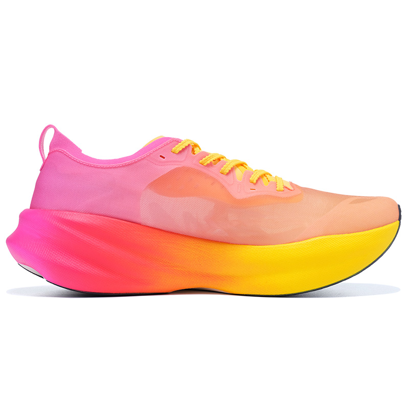 BMAI Jingtan 3.0 Turbo Low Top Running Shoes Unisex Yellow Red Pink