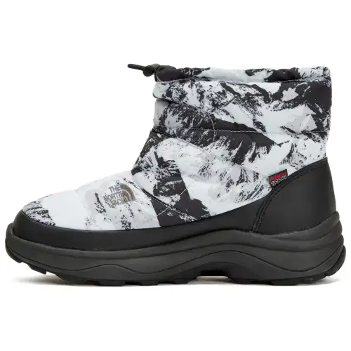 THE NORTH FACE Bootie Short Waterproof And Wear resistant Short Outdoor Boots Men's Black White