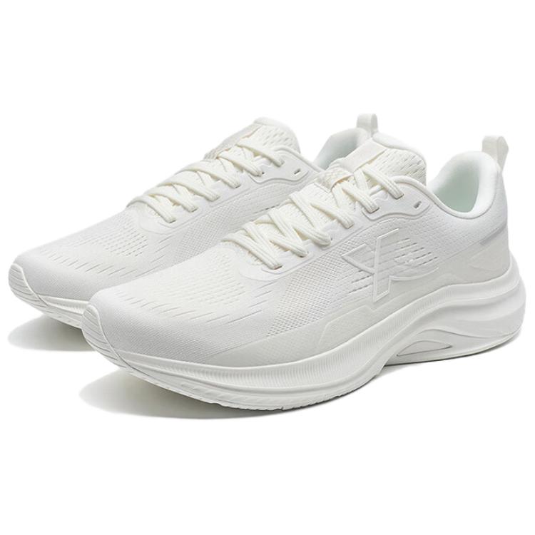 XTEP Abrasion Resistant Breathable Low top Running Shoes Men’s White