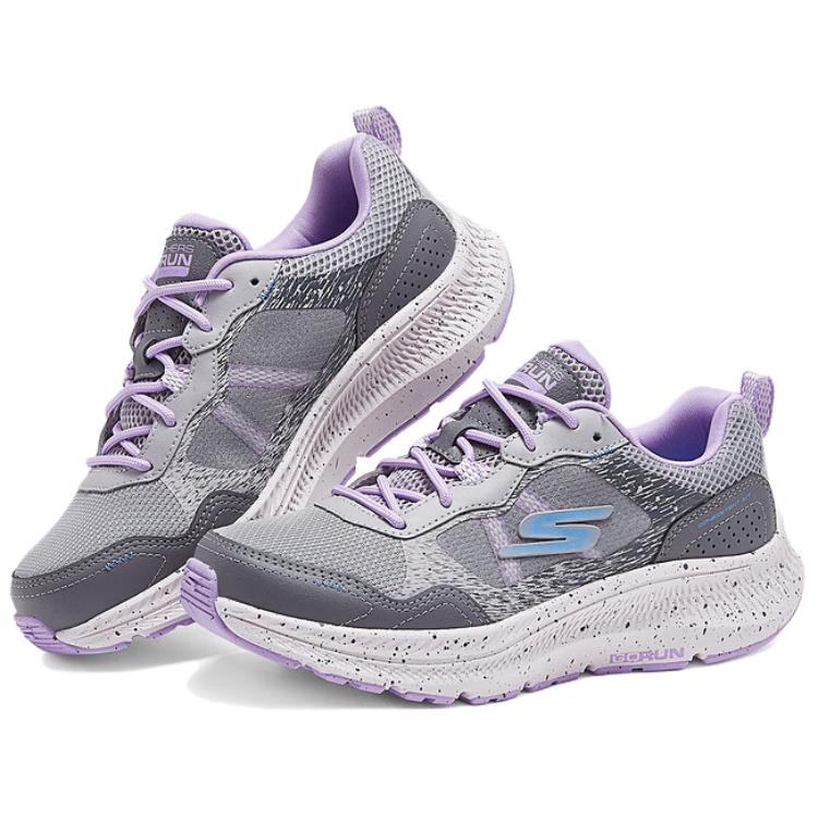 Skechers Women’s GO Low top Casual Running Shoes Women’s Gray Purple