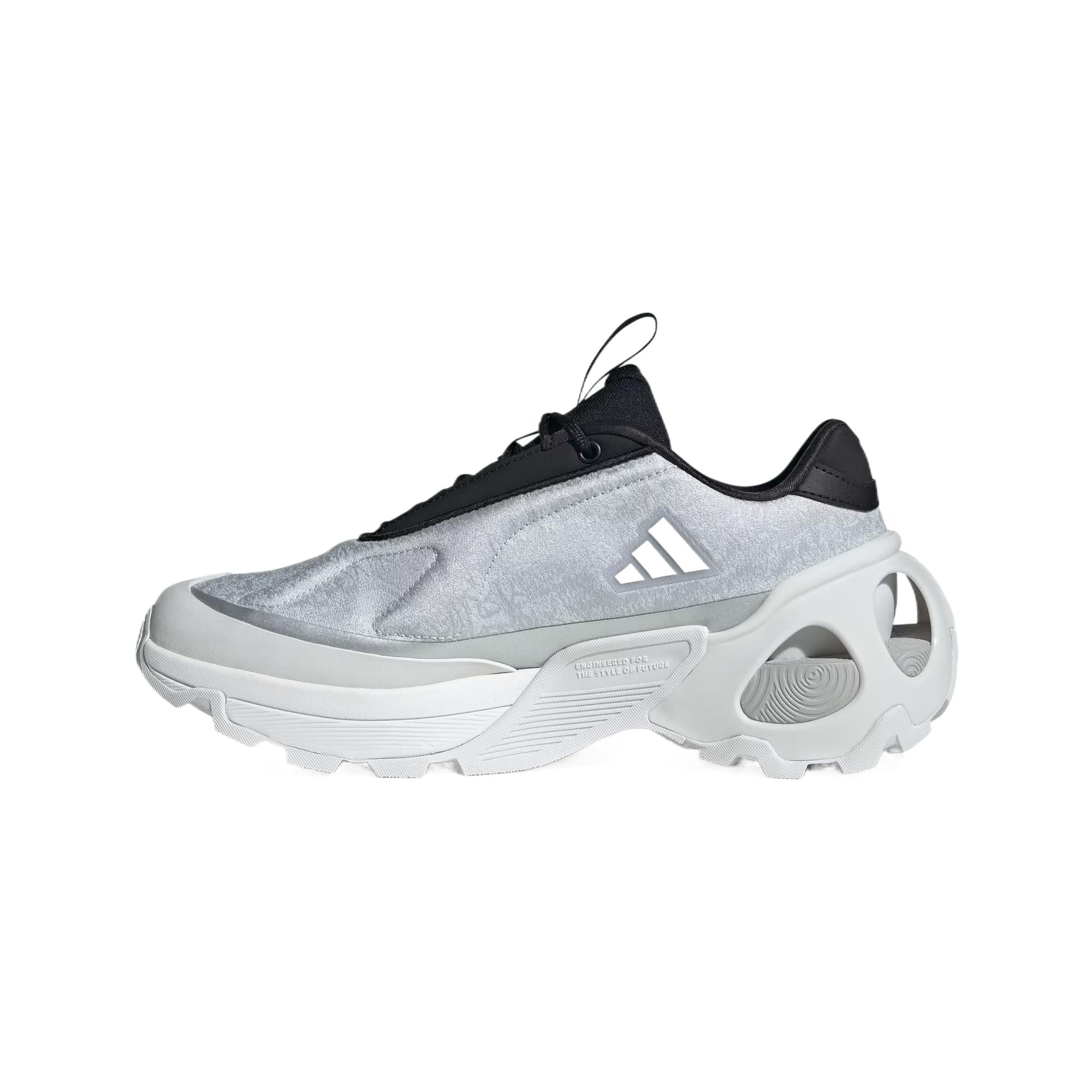 Adidas Wonder Runner Comfortable Fabric Low top Running Shoes Unisex White Gray