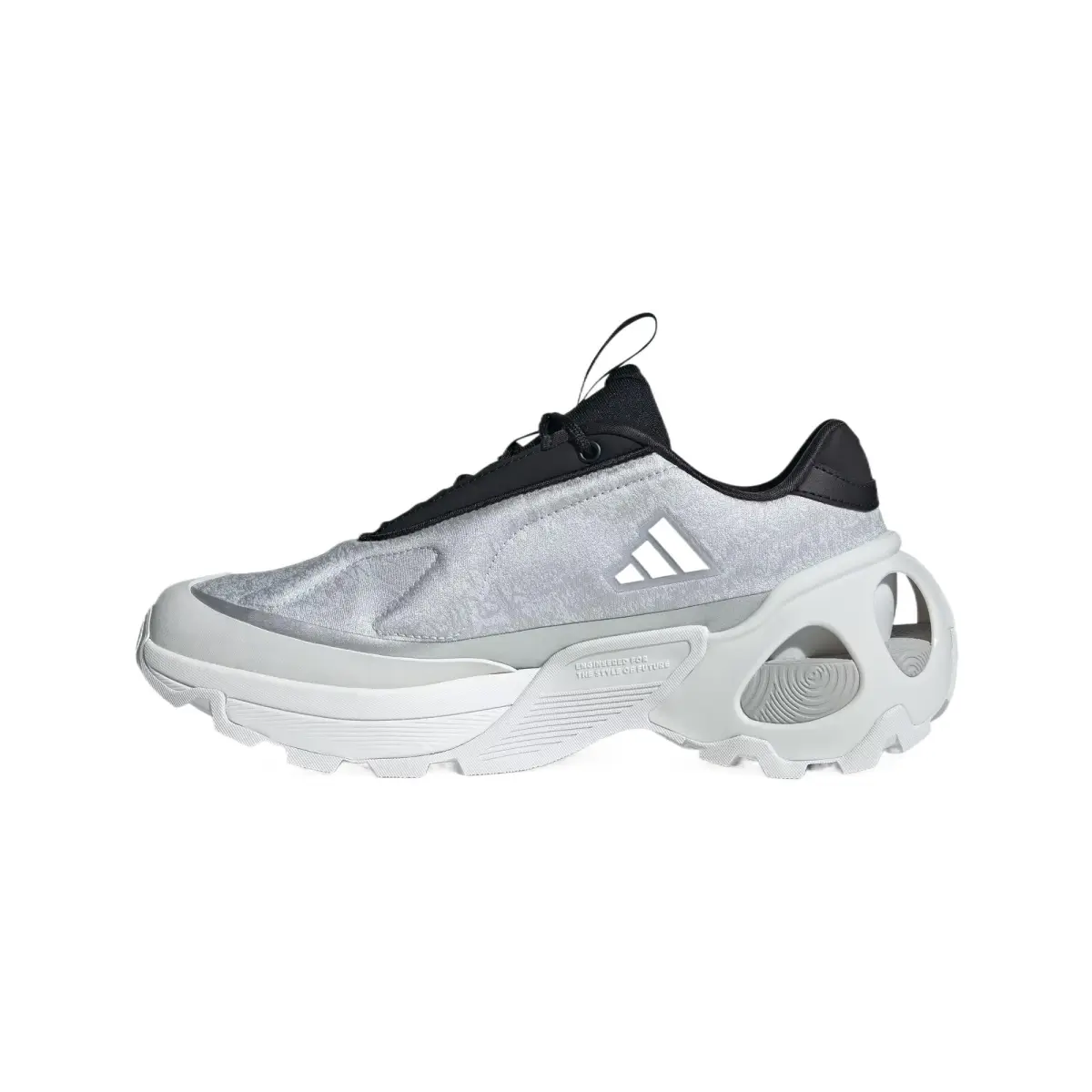 Adidas Wonder Runner Comfortable Fabric Low top Running Shoes Unisex White Gray