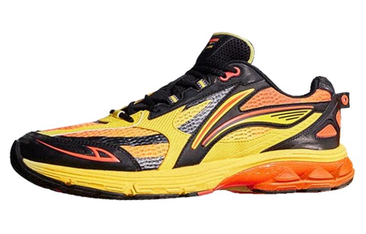 Li Ning Fuyao 2.0 Abrasion Resistant Slip Resistant Low top Running Shoes Men’s Yellow Orange