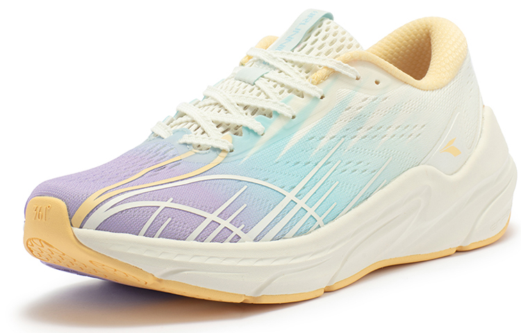 361° Fly Tough, Galaxy Breathable And Resilient Low top Running Shoes Women’s White Purple
