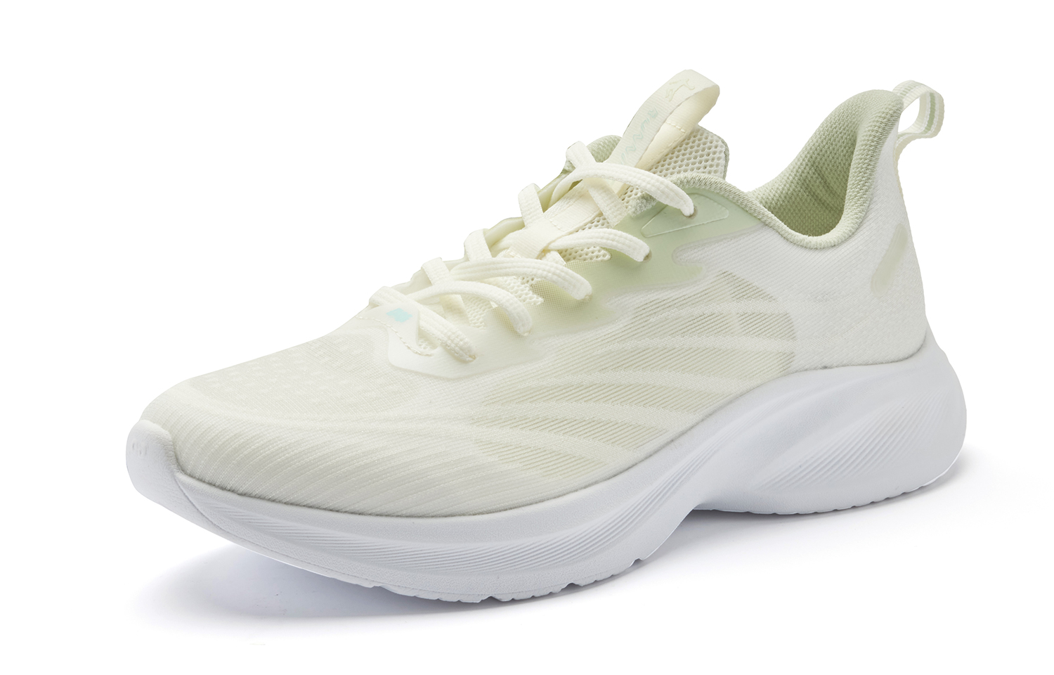QIAODAN Light Speed LITE Breathable Lightweight Breathable And Lightweight Low top Running Shoes Women’s Ivory