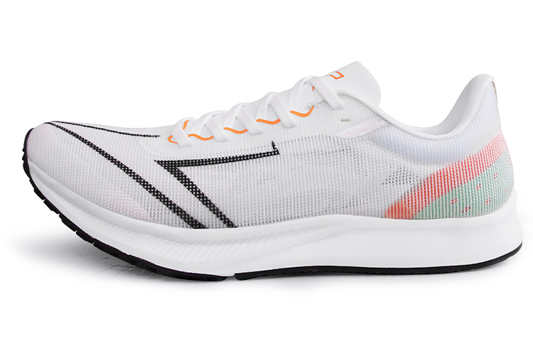 SUPAOSIKE Cushioning Slip Resistant Abrasion Resistant Low top Sprint Running Shoes Unisex White