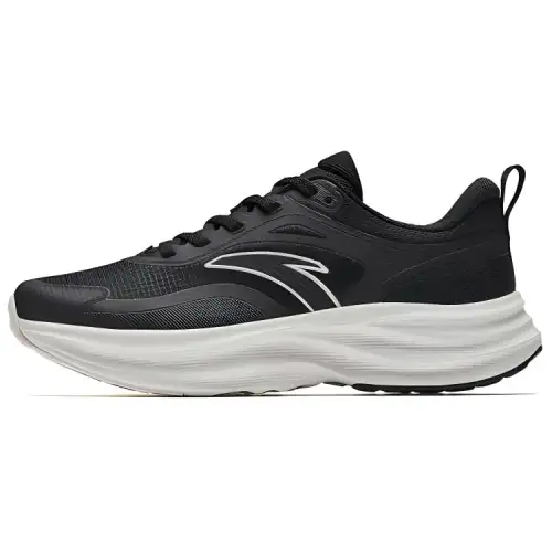 Anta Light Cloud Abrasion Resistant Slip Resistant Cushioning Low top Casual Running Shoes Women's Black