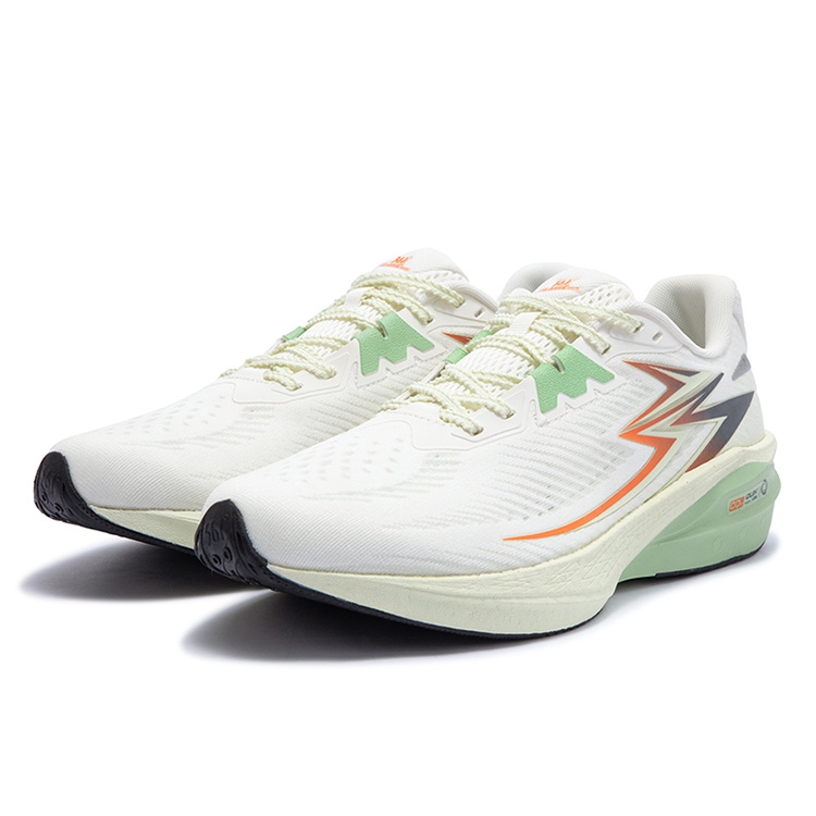 361° Slip Resistant Abrasion Resistant Low top Training Running Shoes Men’s Feather White Melon Green