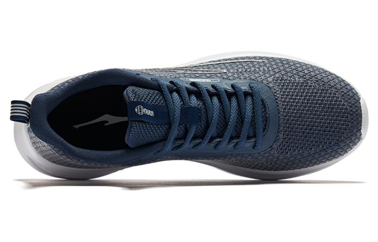 Erke Cushioning Rebound Low top Running Shoes Men’s Blue Silver