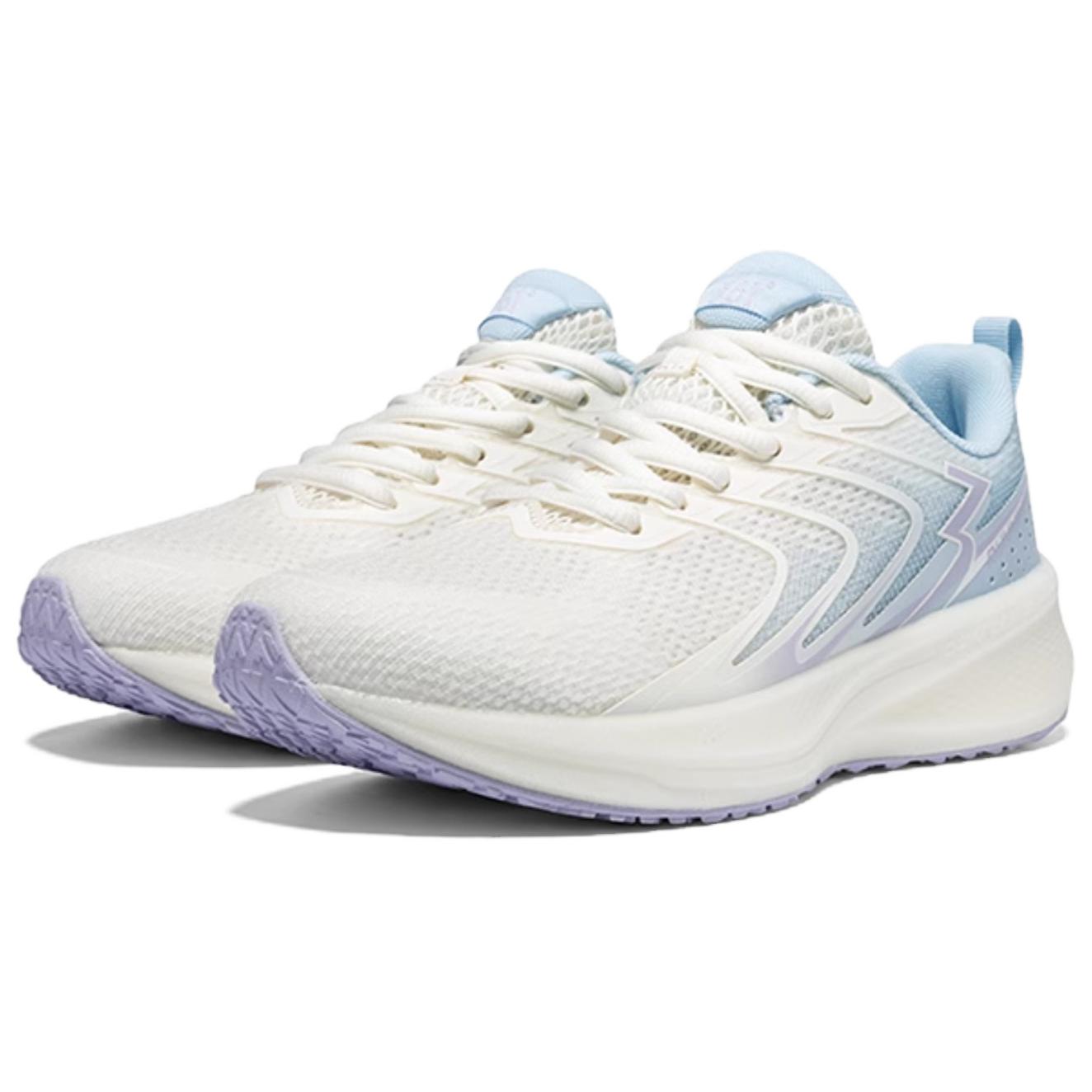 361° Slip Resistant Abrasion Resistant Low top Casual Training Sprint Running Shoes Women’s White Blue