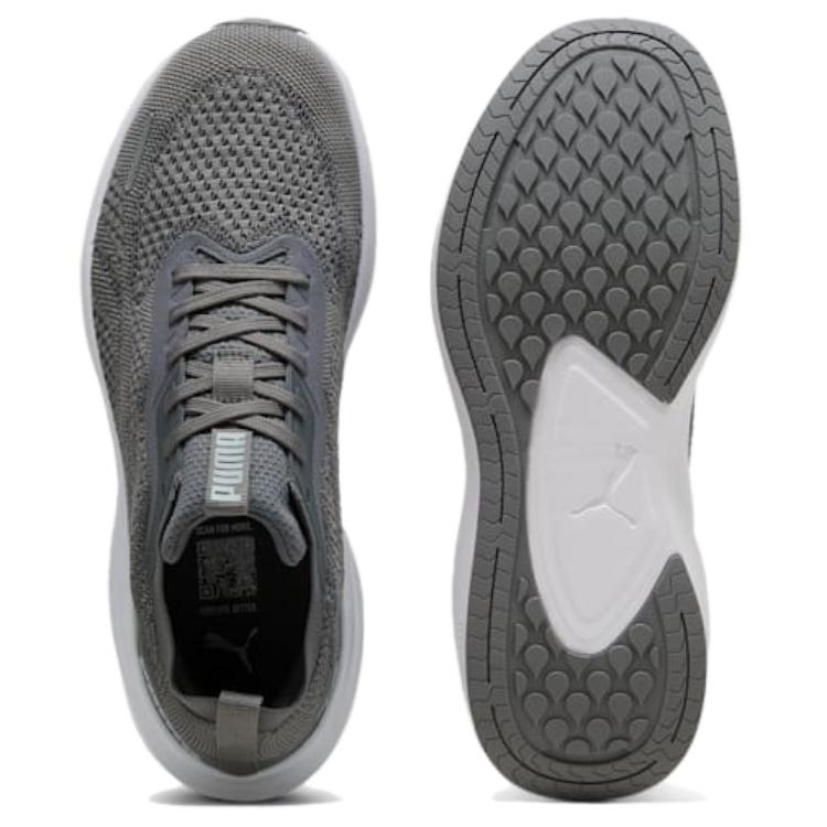 PUMA Skyrocket Light Comfortable Slip Resistant Impact Resistant Low top Running Shoes Unisex Gray