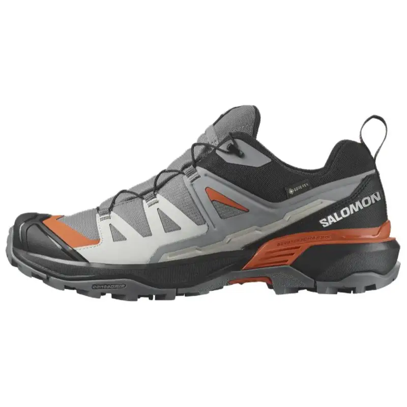 SALOMON X ULTRA 360 Gore Te Fashion Slip Resistant Low top Outdoor Shoes Men's Gray Orange