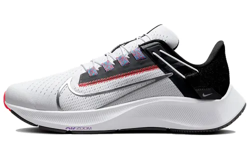 Nike Air Zoom Pegasus 38 Flyease White Metallic Silver Women's Wide