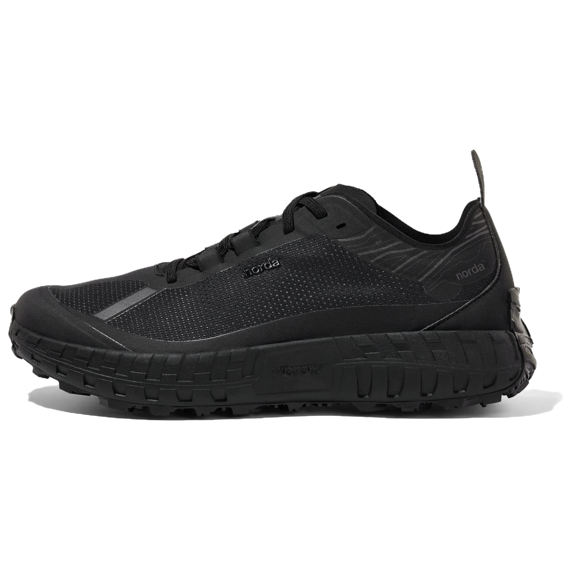NORDA 001 Abrasion Resistant Breathable Low top Trail Running Training Running Shoes Men’s Black
