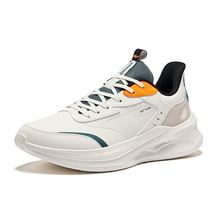 Erke Leap 2.0 Cushioning Waterproof Rebound Low top Running Shoes Men’s Microcrystal White Pine Green