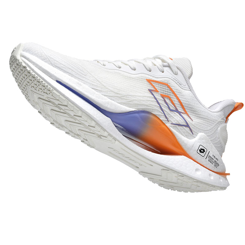 LOTTO Slip Resistant Abrasion Resistant Support Low top Casual Running Shoes Men’s Ivory White