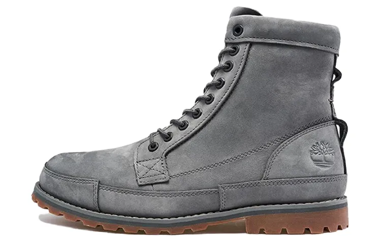 Timberland Earthkeepers Breathable Abrasion Resistant Breathable And Wear resistant Short Outdoor Boots Men's Gray