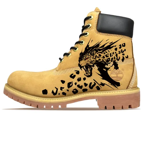 Timberland PREMIUM Abrasion Resistant Slip Resistant Short Outdoor Boots Men's Brown
