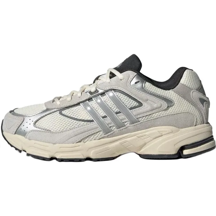 Adidas RESPONSE CL Slip Resistant Abrasion Resistant Low top Chunky Sneakers Unisex White Gray