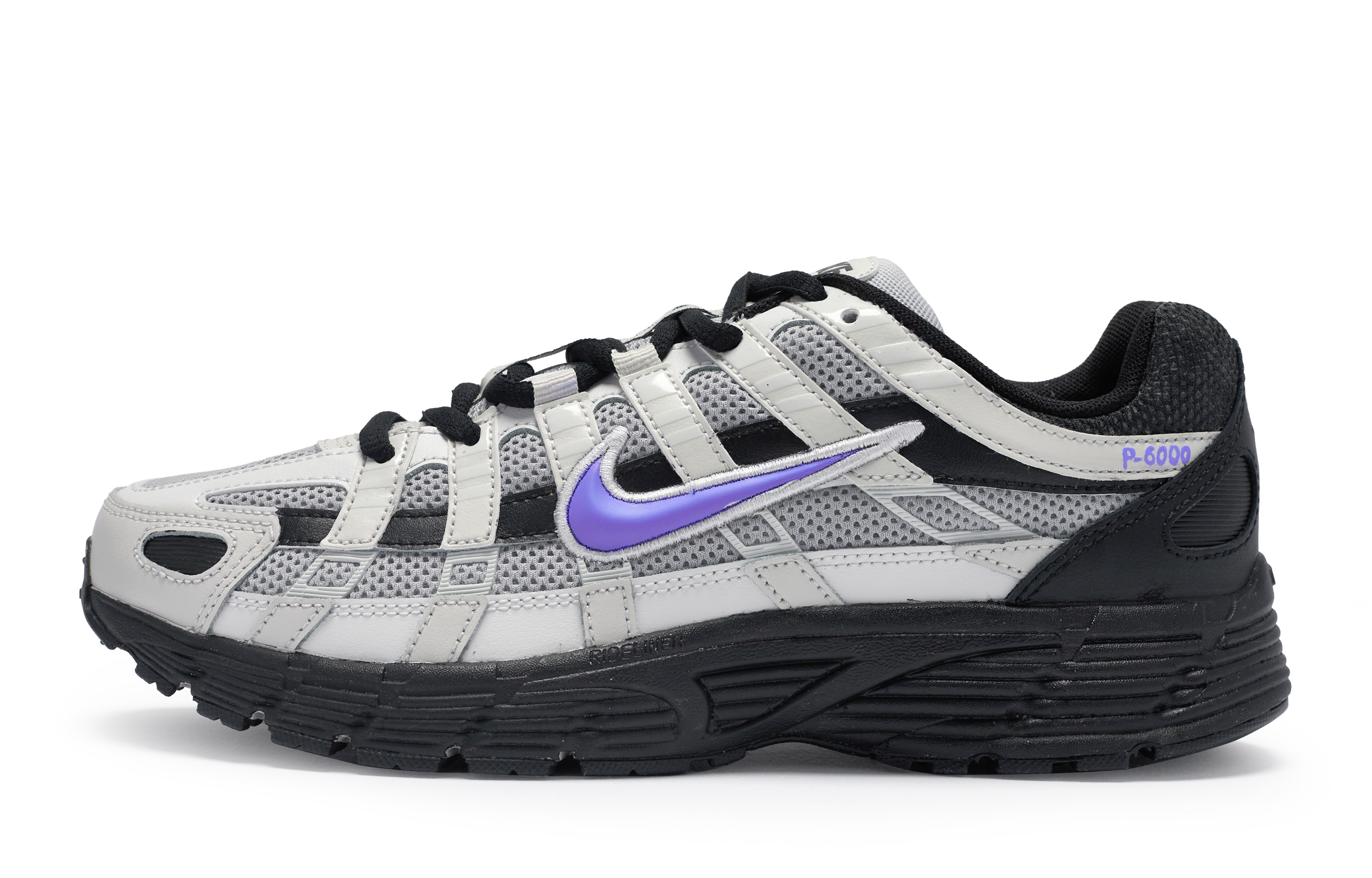 Nike P 6000 Low top Running Shoes Unisex Black White