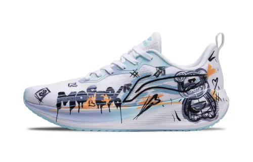 Li Ning Wuyue Slip Resistant, Abrasion Resistant, Lightweight Low top Casual Physical Fitness Test & Exam Running Shoes