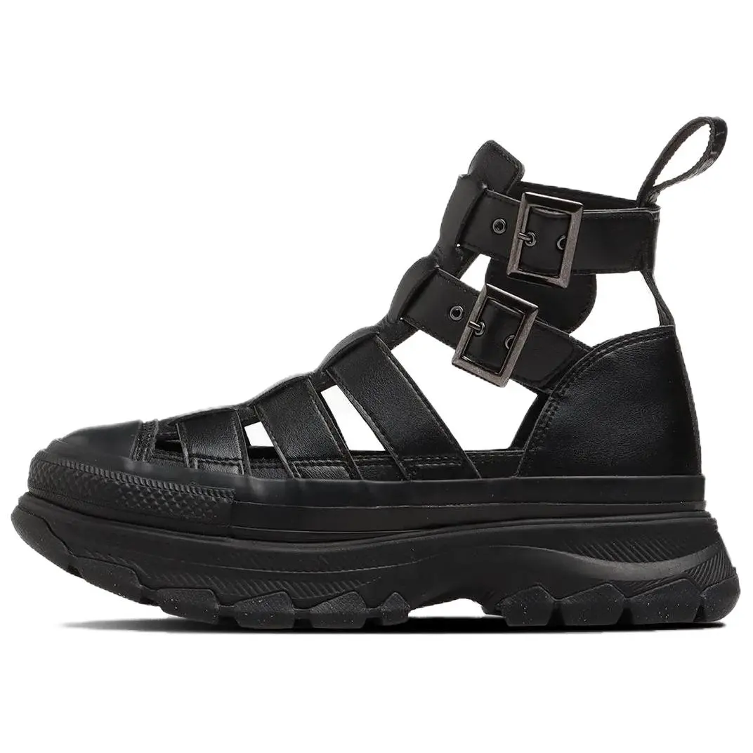 Converse All Star Ⓡ Trekwave Gladiator HI Roman Sandals Unisex Black Japan Version