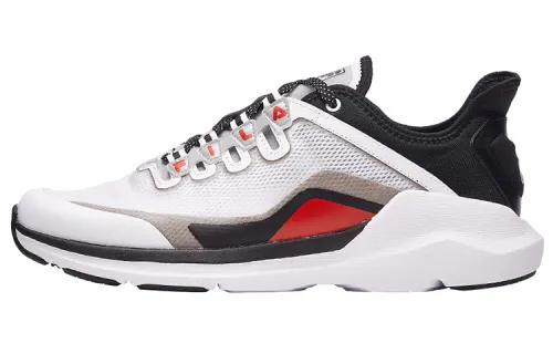 FILA Lightdelta Low top Running Shoes Men's White Black Red